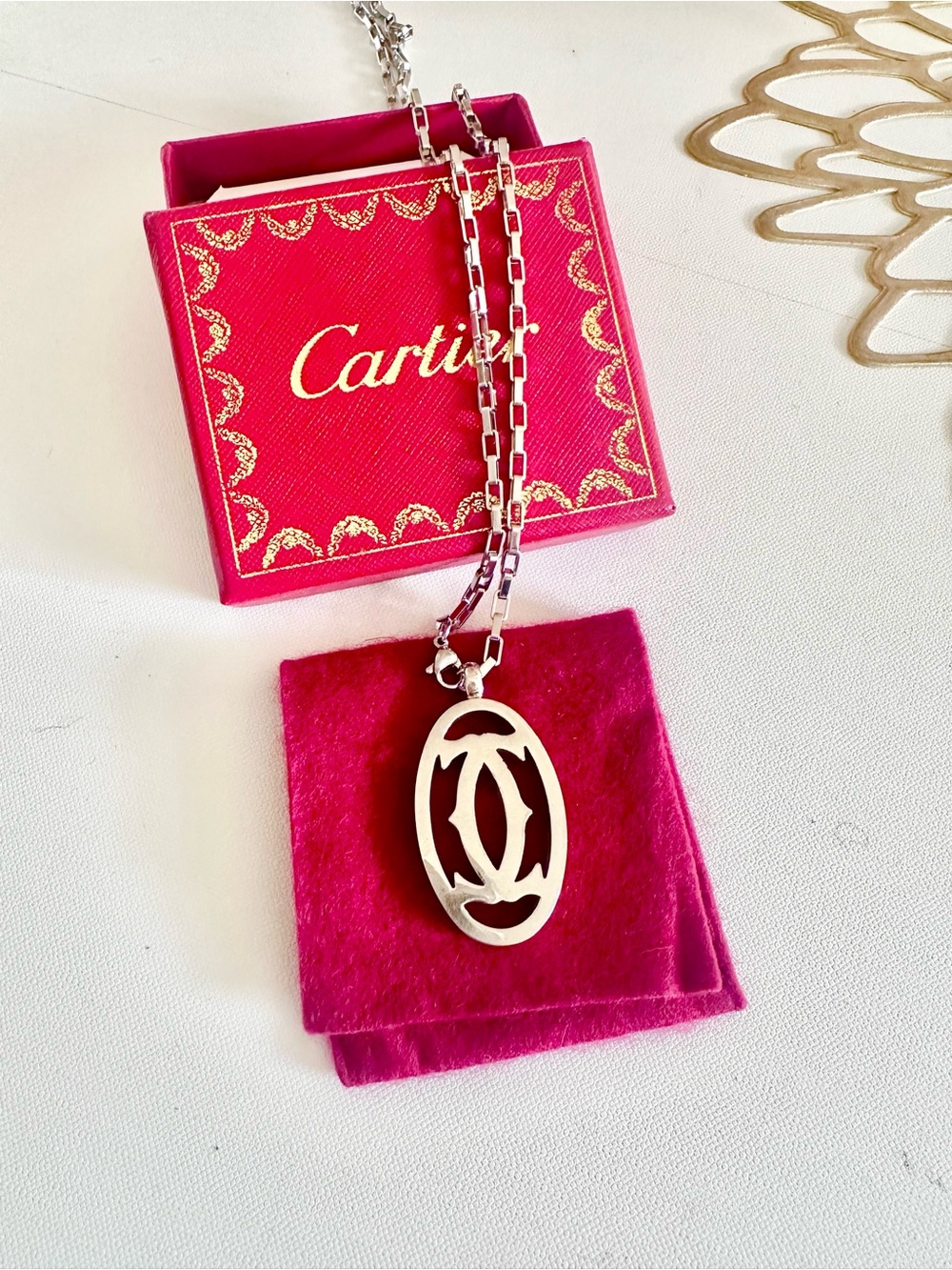 Cartier Metal Pendant Charm